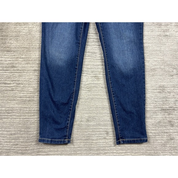 No Boundaries Jeans Juniors 15 Blue Dark Wash Cotton Blend Skinny Tapered Leg - Picture 3 of 12